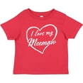 thumbnail image 3 of Inktastic I Love My Meemaw in White Chalk Heart Boys or Girls Baby T-Shirt, 3 of 5