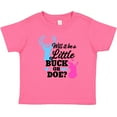 thumbnail image 3 of Inktastic Gender Reveal Will It Be a Little Buck or Doe? Girls Baby T-Shirt, 3 of 5