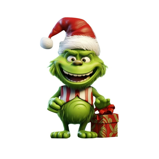 Adornos navideños de Polar Express Kagetolytai Colgantes de acrílico para coches madera de Grinch
