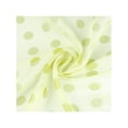 thumbnail image 4 of INSPIRAR CHIC Mujeres 1950s Retro Lunares Chiffon Bufanda, Ligera Suave Sheer Largo Cabeza Envolver Chal Bufandas para Todas las Temporadas 63.0"x19.7" Verde Amarillo, 4 of 6