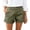 Green, variant on Womens Summer Shorts 2026 Casual High Waisted Pleated Beach Vacation Tailored Denim Shorts with Pockets