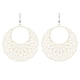 thumbnail image 1 of 1 par de pendientes de cobre para mujer, redondos, elegantes, recubiertos a la moda, fáciles de combinar, joyería para pendientes, regalo de Ropa, zapatos y accesorios Miscelánea blanco beis Qarigey  AP015713-03, 1 of 6