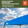 thumbnail image 2 of Ozark Trail Canopy Replacement Top, Frame Not Included, Fits 10ft x 10ft Slant Canopy, Blue Colour., 2 of 7
