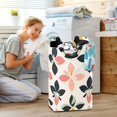 thumbnail image 5 of Yayeee Freestanding Laundry Hamper with Handle Collapsible Large Storage Basket for Clothes, Black Retro Flower, 5 of 7