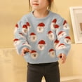 thumbnail image 6 of SGMVNU Novelty Christmas Sweaters for Girls with Whimsical Santa Motif Knitted Pullover Warm Top for Winter Parties Holiday Outfits(y1202_4-Grey, Size 3-4 Years), 6 of 8