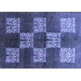 thumbnail image 1 of Ahgly Company Indoor Rectangle Oriental Blue Industrial Area Rugs, 2' x 5', 1 of 4