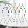 thumbnail image 2 of Professional Cuticle Trimmers Stainless Steel Nail Cuticle Clippers Scissors, 2 of 12