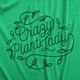 thumbnail image 2 of Womens Crazy Plant Lady T Shirt Funny Gardening Tee Gift for Gardner Womens Graphic Tees, 2 of 9
