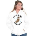 thumbnail image 3 of Otter This World Adorable Animal Zip Up Hoodie Men's Women's Brisco Brands L, 3 of 6