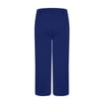 thumbnail image 4 of WERYOUNG Boys Casual Pants Elastic Waist Solid Color Wide Leg Sweatpants Toddlers Kids Loose Fit Back To School Pants 4-5 Years, 4 of 6