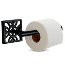 Autumn Alley Black Toilet Paper Holder - Modern Black Toilet Paper Holder Wall Mount, Unique