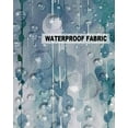thumbnail image 5 of Pack of 2 Outdoor Pillow Covers, Abstract Spring Green Flowers Plants Oil Painting Waterproof Square Throw Pillowcase Cushion Decorative Pillow Covers for Couch Patio Tent, 26x26 in, 5 of 6