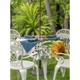 thumbnail image 3 of Outdoor Tablecloths with Umbrella Hole & Zipper, Yellow Sunflower Round Tablecloth 54 Inch, Summer Botanical Elegant Pastoral Floral Waterproof Table Cloth, Patio/Pool/Picnic Table Covers, 3 of 8
