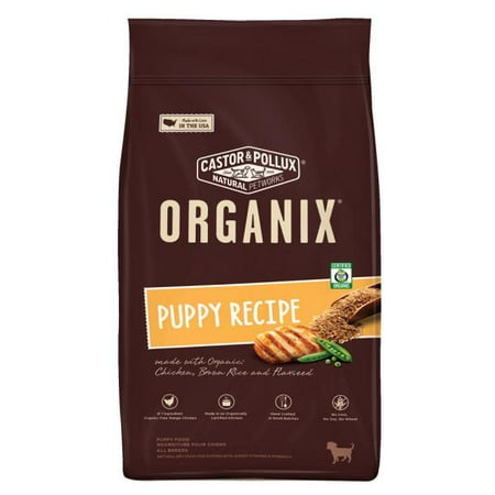 organix puppy food castor pollux organix puppy food chicken brown rice flaxseed 14 5 lb pack of 1 organix puppy food castor pollux organix puppy food chicken brown rice flaxseed 14 5 lb pack of 1