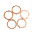 thumbnail image 1 of Unique Bargains 5 Pcs Rondelles en Cuivre Diamètre Intérieur 27mm Joints Plats, 1 of 2