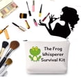 thumbnail image 4 of The Frog&nbsp;Whisperer Survival Kit Makeup Bag Frog Animals Toad Lover Gift Novelty Frog Makeup Zipper Pouch Bag Frogs Lover Gift for Crazy Frog Lady, 4 of 7