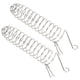 thumbnail image 5 of Cesta de comida para pájaros, 2 piezas de acero inoxidable para pájaros, juguete de forraje, dispositivo de alimentación para pájaros de alta capacidad, 5 of 9