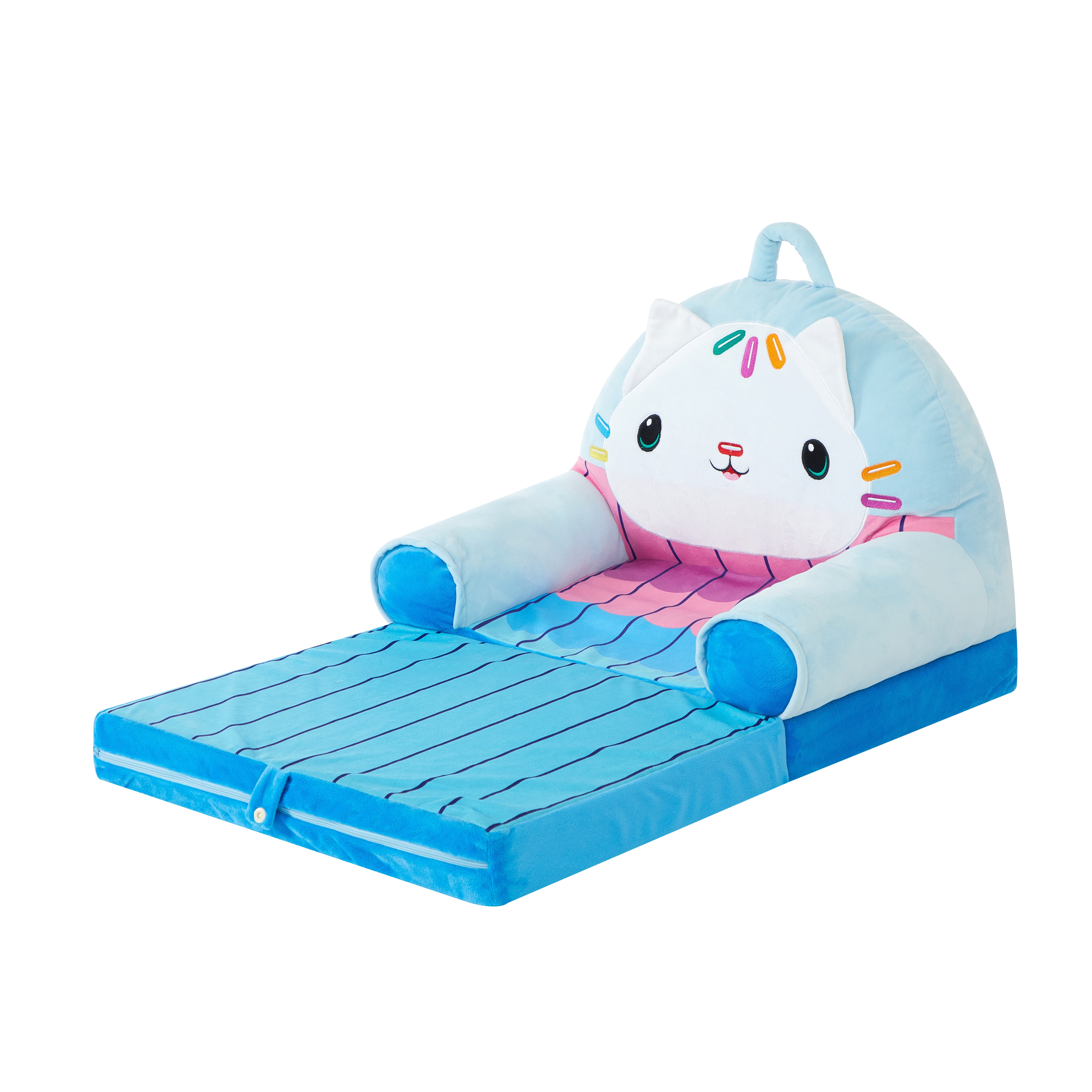 Gabby's Dollhouse Cakey Blue Flip Out Chair 19" in