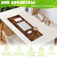 thumbnail image 4 of Large Gaming Mouse Pad for Desk,Leopard Print Desk Mat,Animal Spots Desk Pad, Extended Big Computer Keyboard Mouse Pad with Non-Slip Base and Stitched Edge,31.5"x11.8", 4 of 6