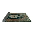 thumbnail image 2 of Ahgly Company Indoor Square Persian Light Blue Traditional Area Rugs, 8' Square, 2 of 4