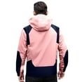 thumbnail image 3 of WTOBBY Men's Waterproof Sun Protection Jacket, UPF 50+ Outdoor Sports Windbreaker with Hood, Quick-Dry Hiking Commuter Coat,Pink M, 3 of 5