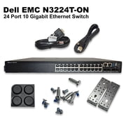 DELL EMC N3224T-ON 24X1G Rj-45 4X10G Sfp+ 2X100G L3 4GB 550W PSU Switch 74C4V