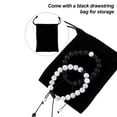 thumbnail image 2 of Mode 8MM Bracelets Assortis Réglable Noir Mat Bouddha Perles Diffuseur Bracelet Exquis Femmes Accessoires Cadeaux pour Hommes Afrique Turquoise, 2 of 8
