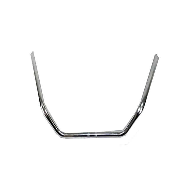 Manubrio para bicicleta fierro plateado