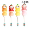 thumbnail image 2 of Baby Toothbrush Soft Cartoon: 4PCS Nonslip Toddler Toothbrush Infant Toothbrush, 2 of 9
