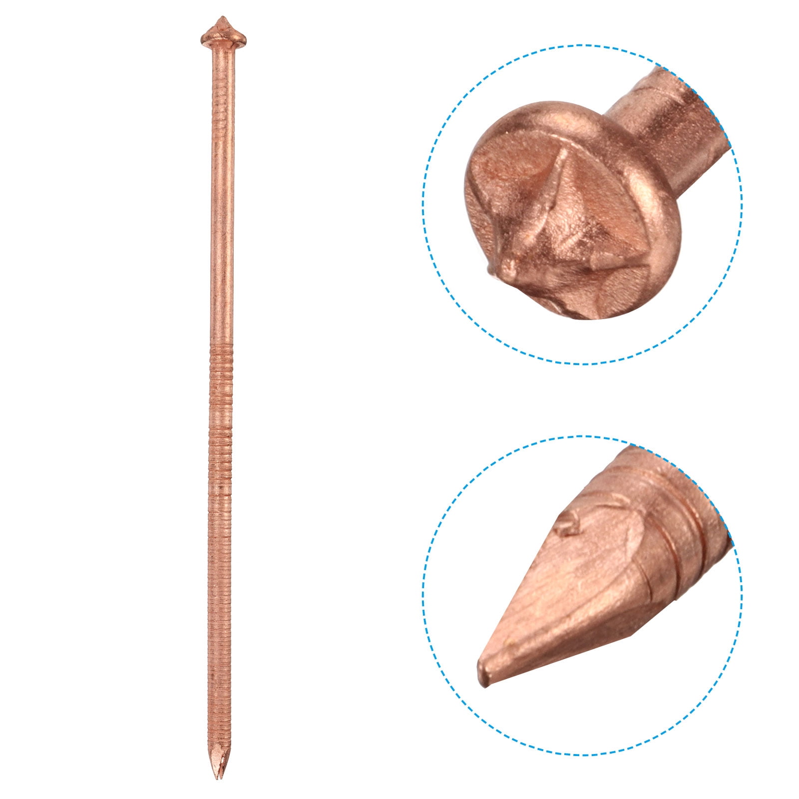 100pcs CD Weld Pins, 90mm Stud Welder Pins Insulation Copper Nails Welding Nails