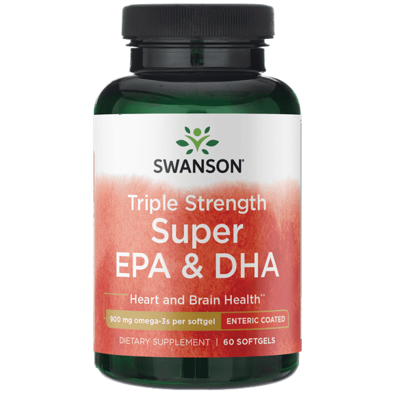 Swanson triple strength enteric coated super epa and dha 60 Softgels