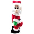 thumbnail image 4 of Muñeco de Papá Noel, figura musical musical de Navidad, decoración, funciona con pilas, movimiento móvil, cadera, juguete para niños, regalo Inevent HA008655-00B, 4 of 7