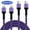 Purple, variant on HAOANO 2PACK USB C iPhone Charger Cables 6ft,Nylon Braided Type C Charger Cable for iPhone USB C Cable 6ft 3A Fast Charging Cable Cords Compatible for iPhone 14/13/12/11 iPad iPod,Purple