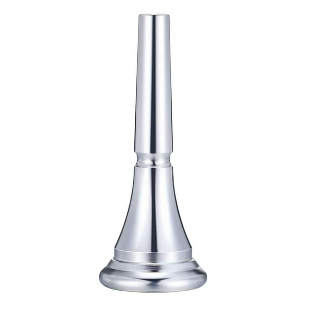 Boquilla profesional para trompa francesa, elegante, de cobre, para accesorios de repuesto Plata