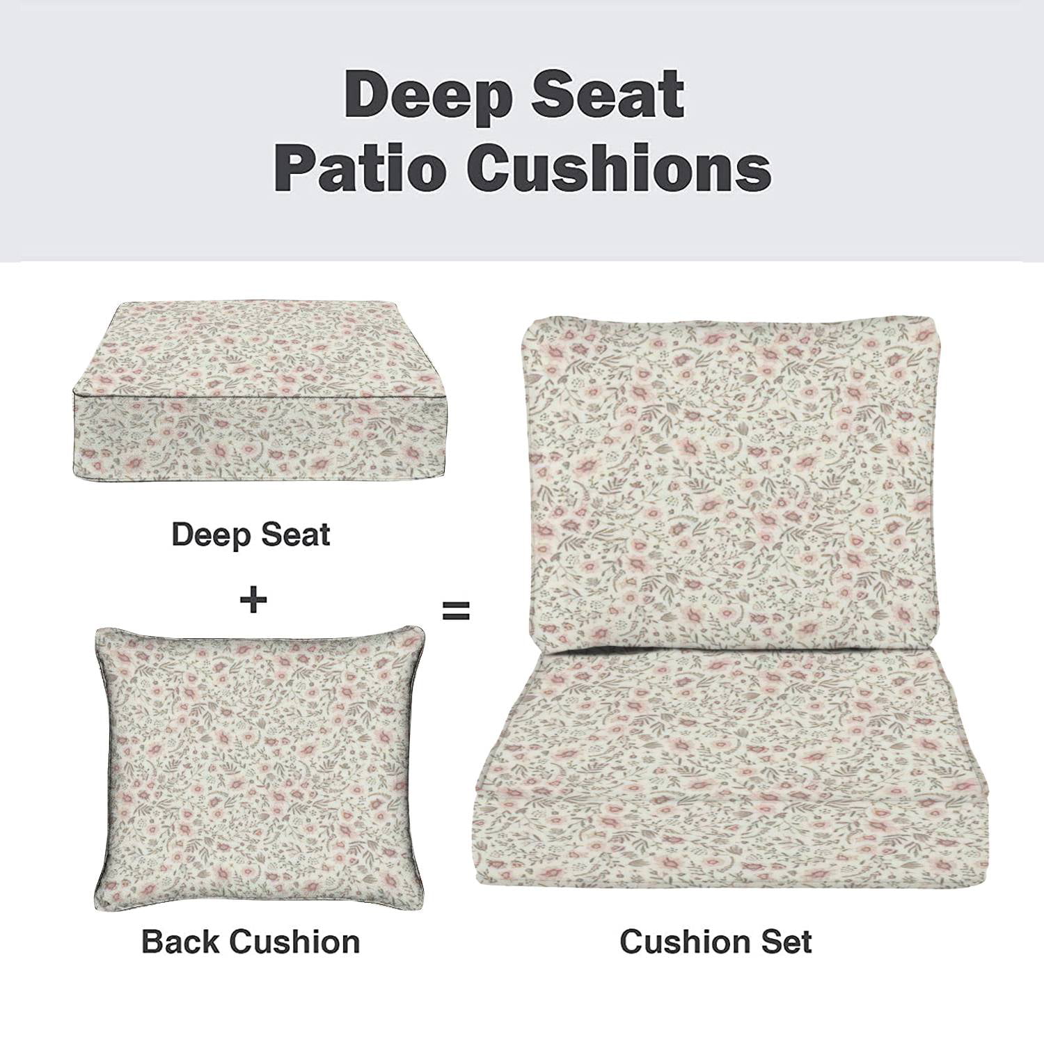 Window Seat Cushion, Purple Flowers, Farmhouse Bench Pillows