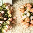 thumbnail image 3 of CAROOTU Artificial Rose Bouquets Realistic Flower Durable for Wedding Decor Table, 3 of 5