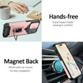 thumbnail image 7 of Jiahe Cover for iPhone 14 Pro Max with Sliding Camera Cover and Card Holder Heavy Duty Protective iPhone 14 Pro Max Case with Ring Magnetic Kickstand Phone Case, Rosegold, 7 of 7