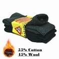 thumbnail image 6 of Glory Max 12-Pack Men's Winter Thermal Heated Wool Cotton Warm Boots Socks Size 10-13, 6 of 6