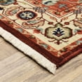 thumbnail image 2 of HomeRoots 509240 2 x 3 ft. Red Ivory Orange & Blue Oriental Power Loom Stain Resistant Rectangle Area Rug with Fringe, 2 of 8