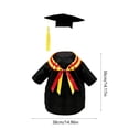thumbnail image 3 of Nkmbld Porch Goose Clothes, Graduation Season Goose Decor for Cement Plastic Goose Statue Decor, Lawn Porch Goose Clothing for Patio Yard Decor, 3 of 8