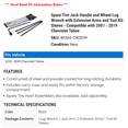 thumbnail image 2 of Spare Tire Jack Handle and Wheel Lug Wrench with Extension Arms and Tool Kit Sleeve - Compatible with 2001 - 2019 Chevy Tahoe 2002 2003 2004 2005 2006 2007 2008 2009 2010 2011 2013 2014 2015 2016, 2 of 2