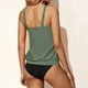 thumbnail image 1 of Bikini Mujer Traje de Baño Traje de Baño Tankini Europeo Sexy Sin Espalda Para Mujer, Conjunto de Bikini Estampado de Color Sólido, Ropa de Playa de Talla Grande, 1 of 5
