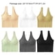 thumbnail image 3 of Guardurnaity Sujetador deportivo sin costuras suave y elástico para mujer, ropa interior ligera y cómoda para mujer Ropa interior Blanco, 3 of 5