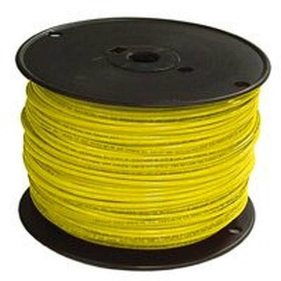 Southwire Company 12YEL-SOLX500 THHN Solid Single Wire, Yellow
