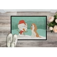 thumbnail image 2 of Carolines Treasures CK2072MAT Tapis Intérieur Ou Extérieur 18 x 27 Po. Rouge Spaniel Snowman Noël, 2 of 4