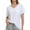 White, variant on Womens T Shirts Short Sleeve V-Neck Shirts Cute Fit Summer Casual Tee Tops