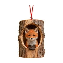 12PC Animal Ornaments for Christmas Tree, Christmas Ornaments,Forest Animals Little Animals Acrylic Hanging Decoration Gift for Animal Lovers