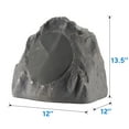 thumbnail image 6 of Theater Solutions 10R8SG Outdoor Slate 8" Rock 10 Speaker Set for Deck Pool Spa Yard Garden, 6 of 6