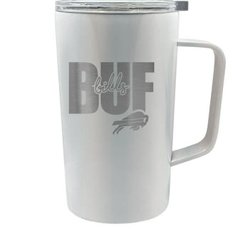Rico Industries NFL Football Buffalo Bills Royal Blue Personalized 16 oz  Team Color Laser Engraved Speckled Ceramic Coffee Mug