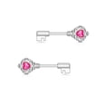 thumbnail image 2 of Nipple Ring Key Design 14G Nipple Barbell with Opalite Gem, 2 of 7